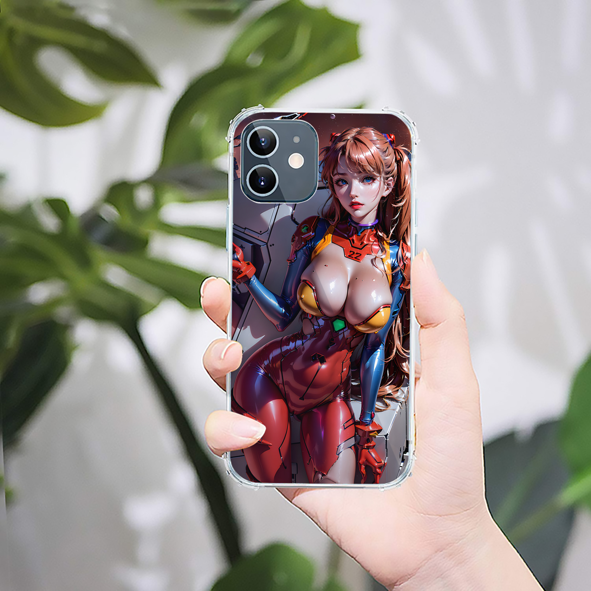 （画像用） EVA 新世紀エヴァンゲリオン 【iPhone 12シリーズ対応】透明スマホケース（クリアソフトケース）